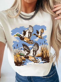 Wild Duck Graphic Round Neck Tee 100100063597400 30 Affordable Fashion Under $100 Jerry's Apparel 