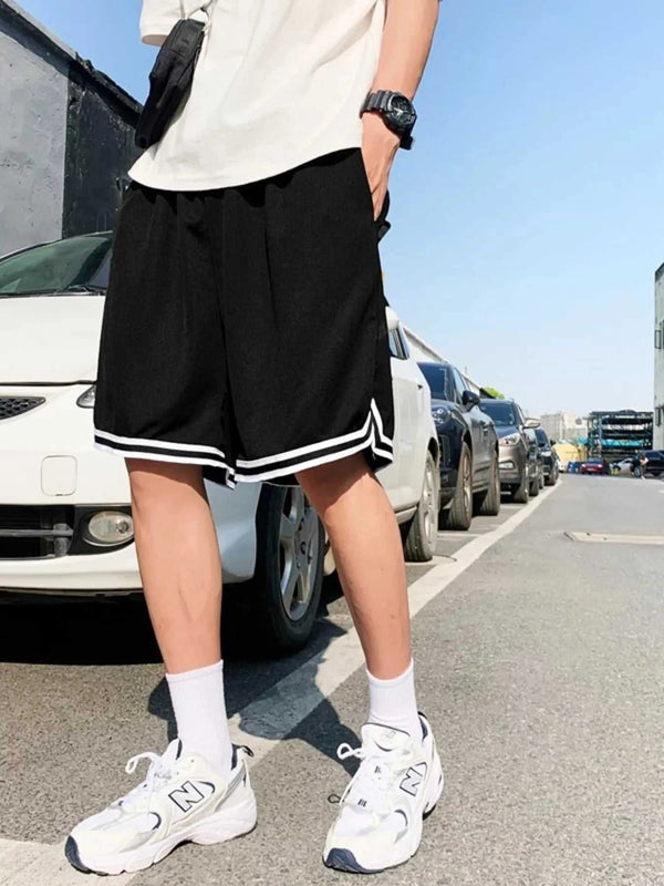 Men's Plus Size Drawstring Striped Shorts 100400501944233 25 Affordable Fashion Under $100 Jerry's Apparel 