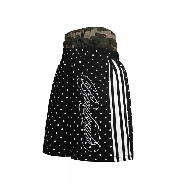 Men's Polka Dot Boxing Shorts with Camouflage Waistband 100400580219916 134 Gifts for Him Jerry's Apparel 
