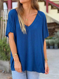 Casual V-Neck Relaxed Fit T-Shirt 100100751365785 22 Affordable Fashion Under $100 Jerry's Apparel 