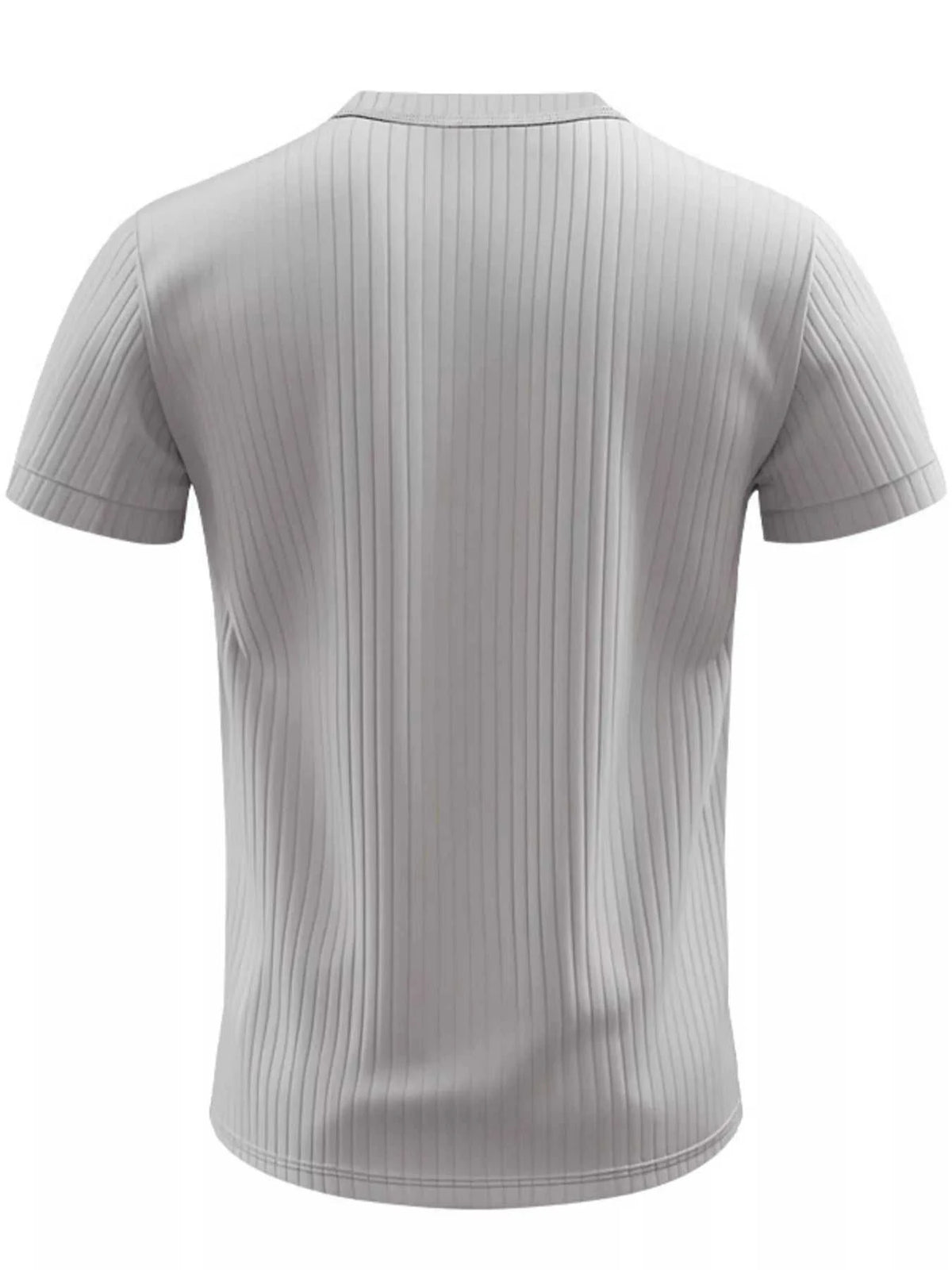 Men's Full Size Casual Ribbed Henley T-Shirt Plus Size 100400605279484 23 Affordable Fashion Under $100 Jerry's Apparel 