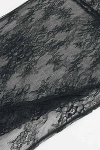 Fringe Round Neck Long Sleeve Lace Sheer Top 100100224601038 26 Affordable Fashion Under $100 Jerry's Apparel 