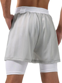 Men's Plus Size Elastic Waist Shorts