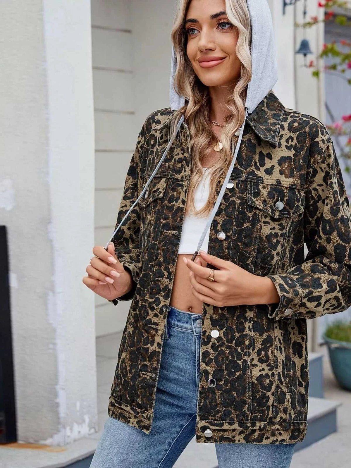 Button Up Long Sleeve Denim Jacket 100100316291883 79 Affordable Fashion Under $100 Jerry's Apparel 