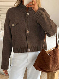 Button-Down Knit Cardigan 100100480919271 60 Affordable Fashion Under $100 Jerry's Apparel 
