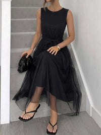 Glitter Sleeveless Tulle Midi Dress 100100013591888 42 Affordable Fashion Under $100 Jerry's Apparel 