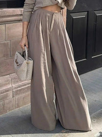 Wide-Leg Pleated Pants 100100531563164 39 Affordable Fashion Under $100 Jerry's Apparel 