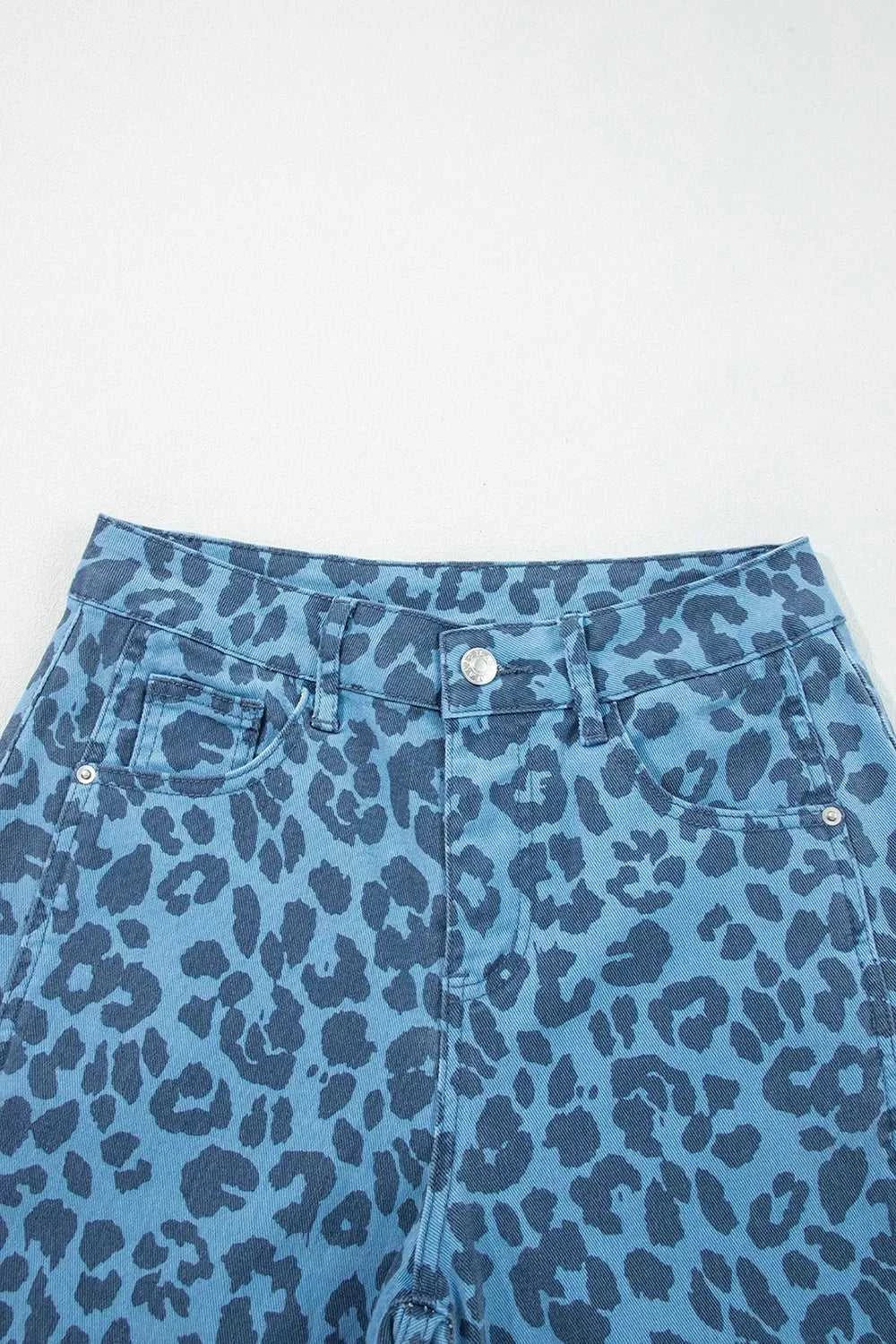 Leopard Print Barrel Leg Jeans 100100568374845 66 Affordable Fashion Under $100 Jerry's Apparel 