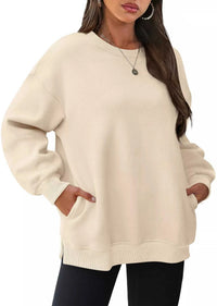 Casual Solid Color Long Sleeve Sweatshirt 100100430421753 39 Affordable Fashion Under $100 Jerry's Apparel 