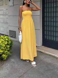Strapless Smocked Maxi Dress 100100836162604 39 Gifts for Her Jerry's Apparel 