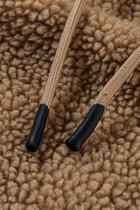 Drawstring Fleece Zip Up Hooded Jacket 100100076344341 72 Affordable Fashion Under $100 Jerry's Apparel 