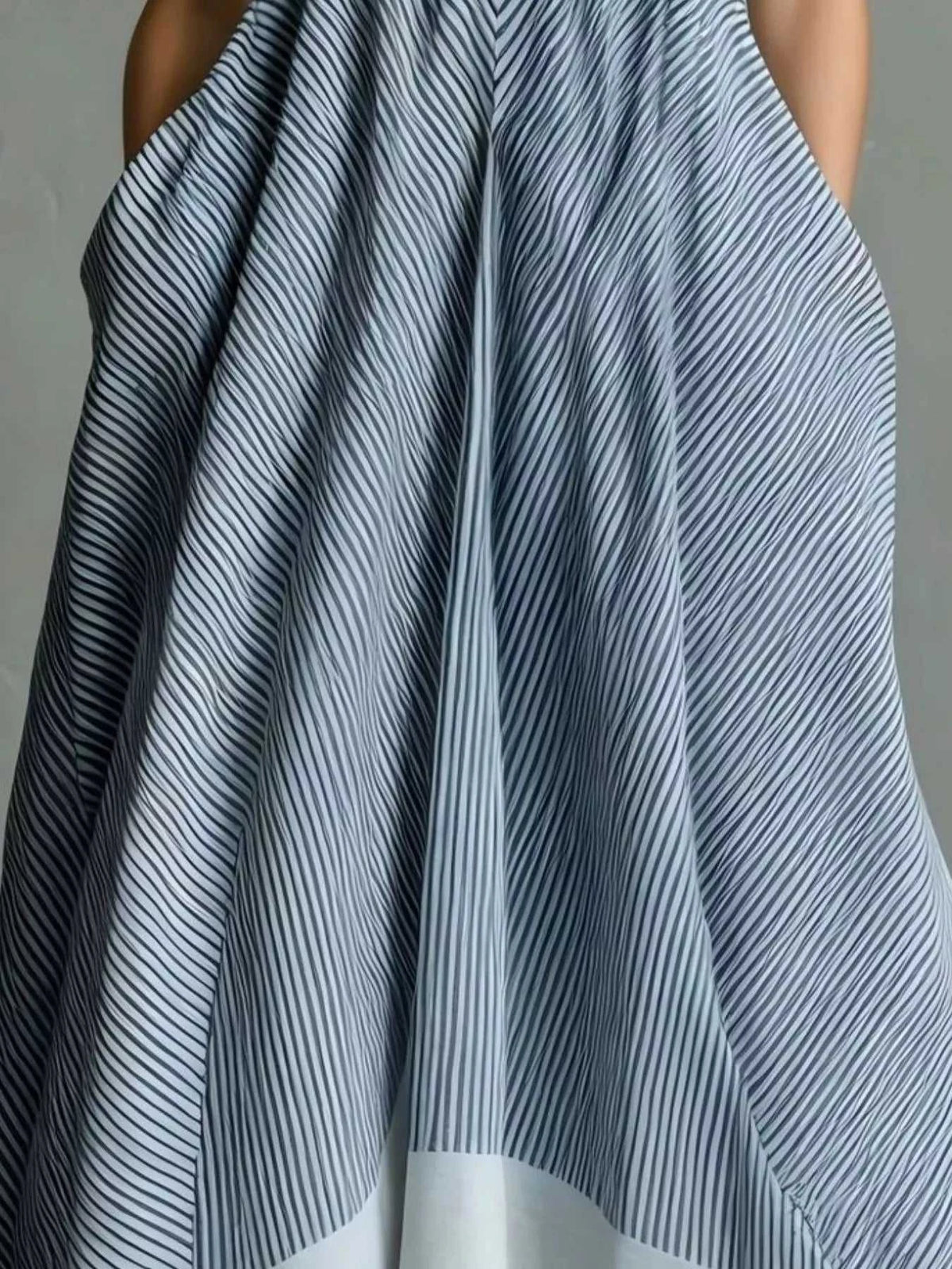 Full Size Striped Halter Neck Maxi Dress with Pockets Plus Size 101001255484037 45 Affordable Fashion Under $100 Jerry's Apparel 