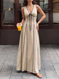 V-Neck Sleeveless Maxi Dress 100100002781325 45 Affordable Fashion Under $100 Jerry's Apparel 