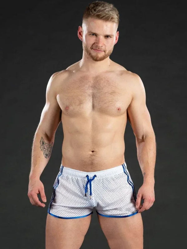 Men's Drawstring Side Striped Active Shorts