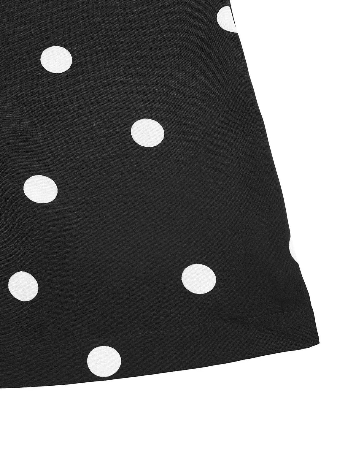 Polka Dot Strapless Wide Leg Jumpsuit 100100163722566 35 Affordable Fashion Under $100 Jerry's Apparel 