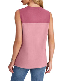 Color Block Round Neck Tank 100100795101366 16 Affordable Fashion Under $100 Jerry's Apparel 