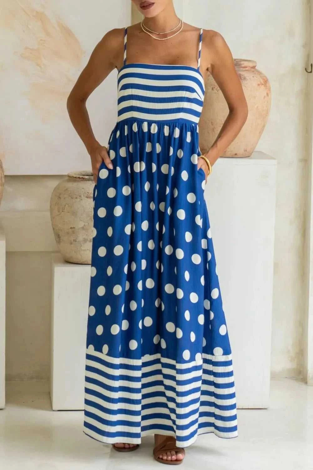 Polka Dot Square Neck Cami Dress 100100205741170 31 Gifts for Her Jerry's Apparel 