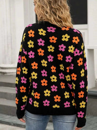 Floral Crew Neck Sweater 100100205302483 49 Gifts for Her Jerry's Apparel 