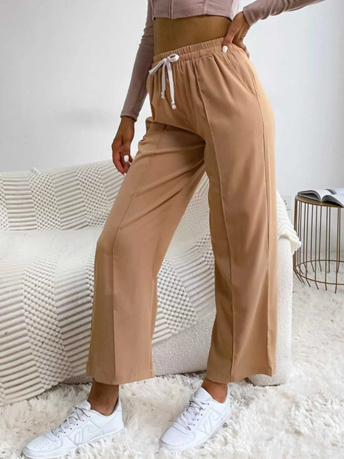 Wide Leg Drawstring Casual Pants 100100572321063 27 Affordable Fashion Under $100 Jerry's Apparel 