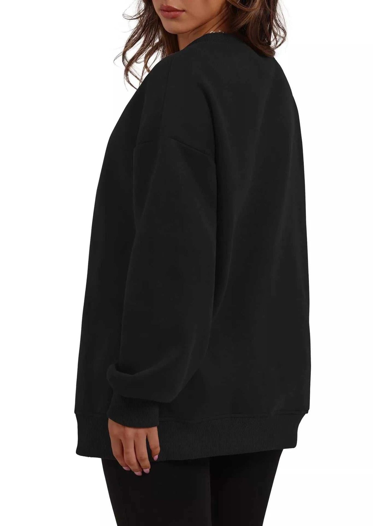 Casual Solid Color Long Sleeve Sweatshirt 100100430421753 39 Affordable Fashion Under $100 Jerry's Apparel 