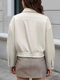 Cropped Faux Leather Jacket 100100024762005 53 Seasonal Fashion Collections Jerry's Apparel 