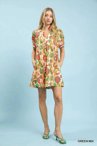 Umgee Jacquard Abstract Print Mini Dress 100100379101288 51 Affordable Fashion Under $100 Jerry's Apparel 