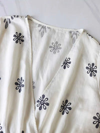 Printed Surplice Half Sleeve Romper 100100885481777 32 Affordable Fashion Under $100 Jerry's Apparel 