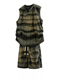 Men's Plus Size Striped Tank and Shorts Set 100400448643222 56 Affordable Fashion Under $100 Jerry's Apparel 