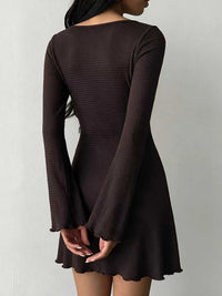 Long-Sleeve Waffle Knit Bodycon Mini Dress 101001131239554 32 Affordable Fashion Under $100 Jerry's Apparel 