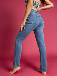 High-Waisted Distressed Jeans 100100550939009 40 Affordable Fashion Under $100 Jerry's Apparel 