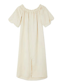 Frill Printed Off-Shoulder Dress