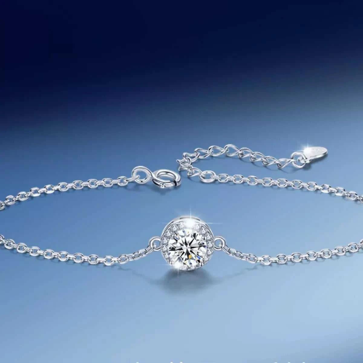 1 Carat 925 Sterling Silver Moissanite Bracelet 100500006248373 72 Affordable Fashion Under $100 Jerry's Apparel 