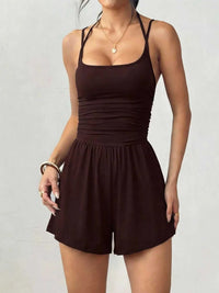 Ruched Spaghetti Strap Romper 100100748306286 25 Affordable Fashion Under $100 Jerry's Apparel 