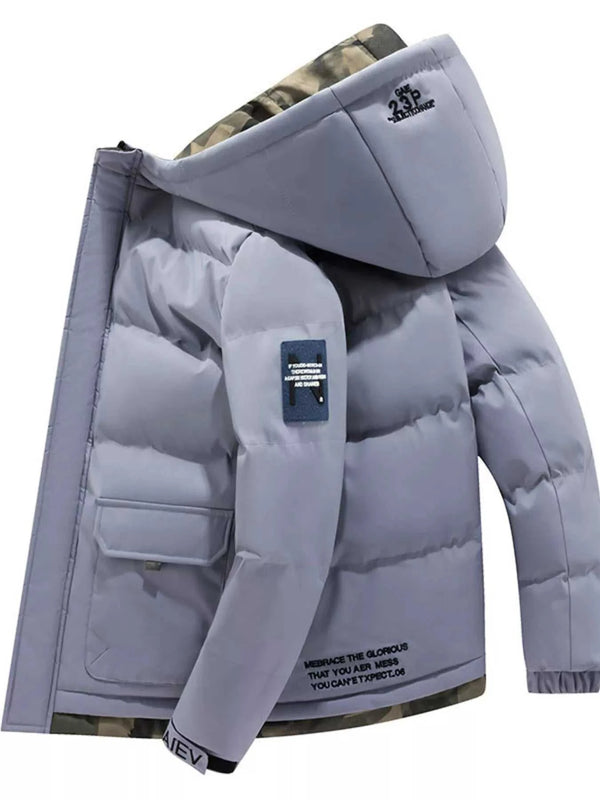 Men's Plus Size Hooded Padded Zip Up Coat 100400656724916 85 Affordable Fashion Under $100 Jerry's Apparel 