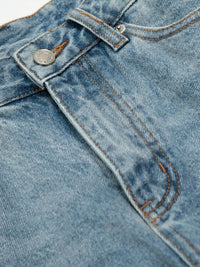 Men's Oversized Distressed Demin Shorts