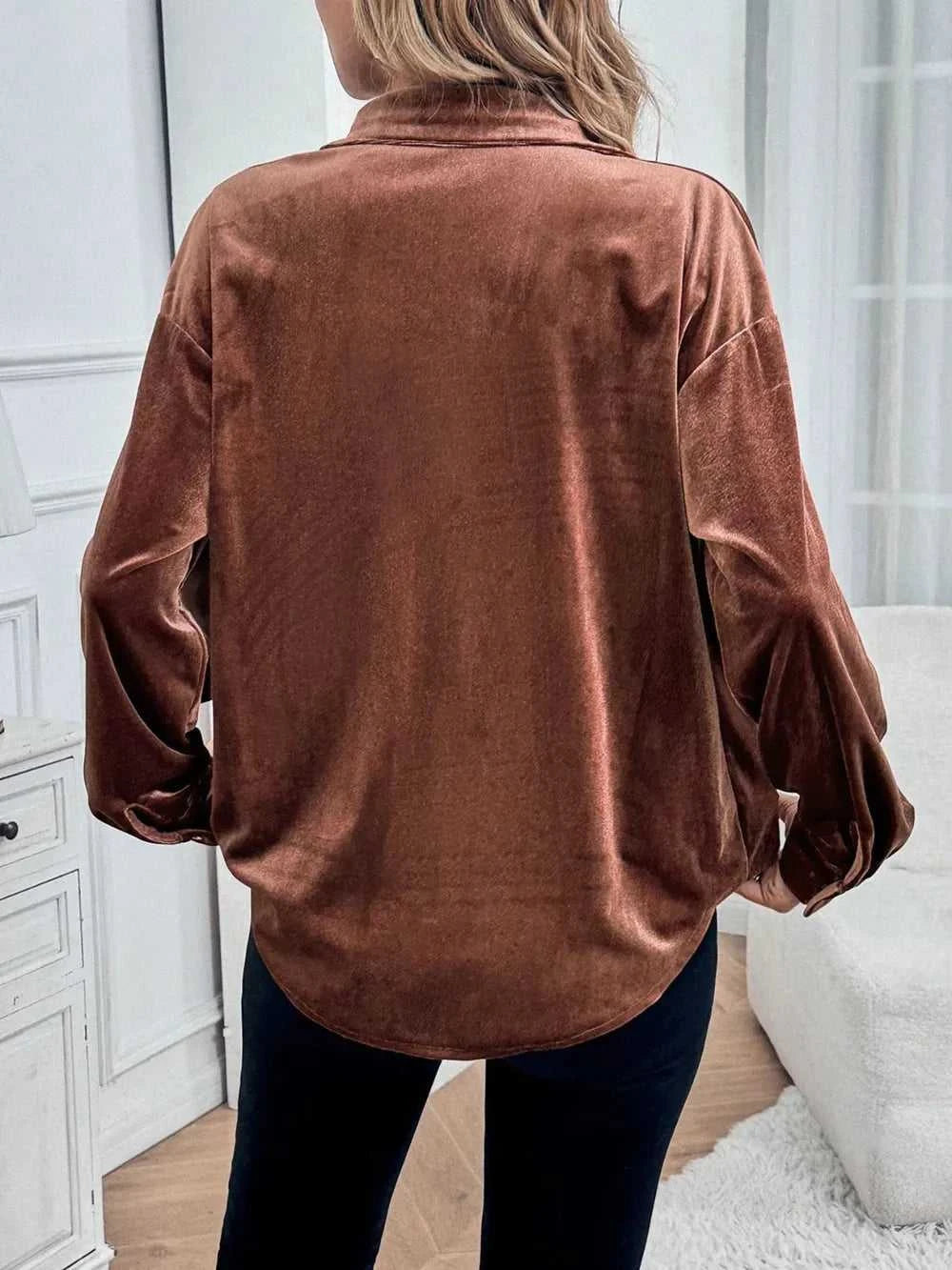 Perfee Button Up Long Sleeve Shirt 100100617645761 46 Affordable Fashion Under $100 Jerry's Apparel 