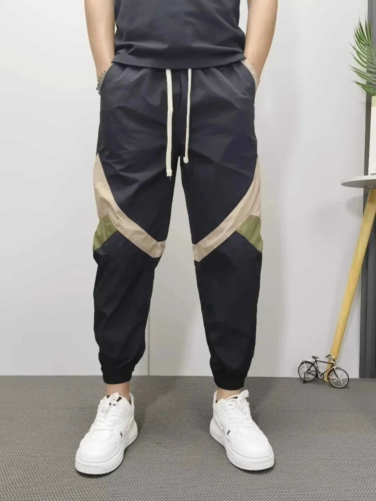 Men's Plus Size Drawstring Loose Fit Joggers 100400123557301 42 Affordable Fashion Under $100 Jerry's Apparel 