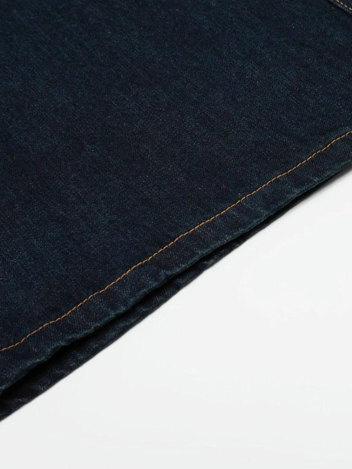 Men's Wide Leg Wash Denim Shorts