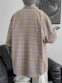 Men's Plus Size Plaid Button Up Shirt 100400594080014 38 Affordable Fashion Under $100 Jerry's Apparel 