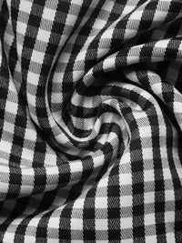 Gingham Lace-Trim V-Neck Long Sleeve A-Line Maxi Dress 101001996406806 52 Affordable Fashion Under $100 Jerry's Apparel 