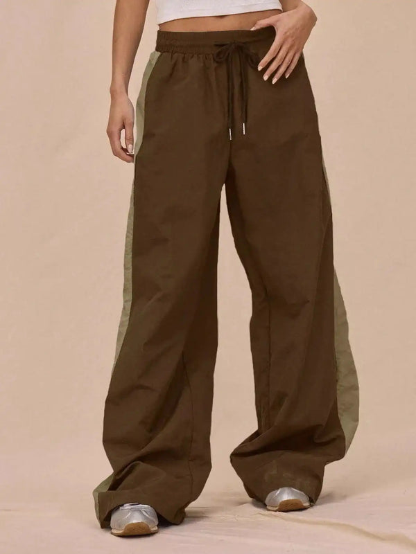 Color-Block Tracksuit and Wide-Leg Pants Set 100100146894386 85 Affordable Fashion Under $100 Jerry's Apparel 
