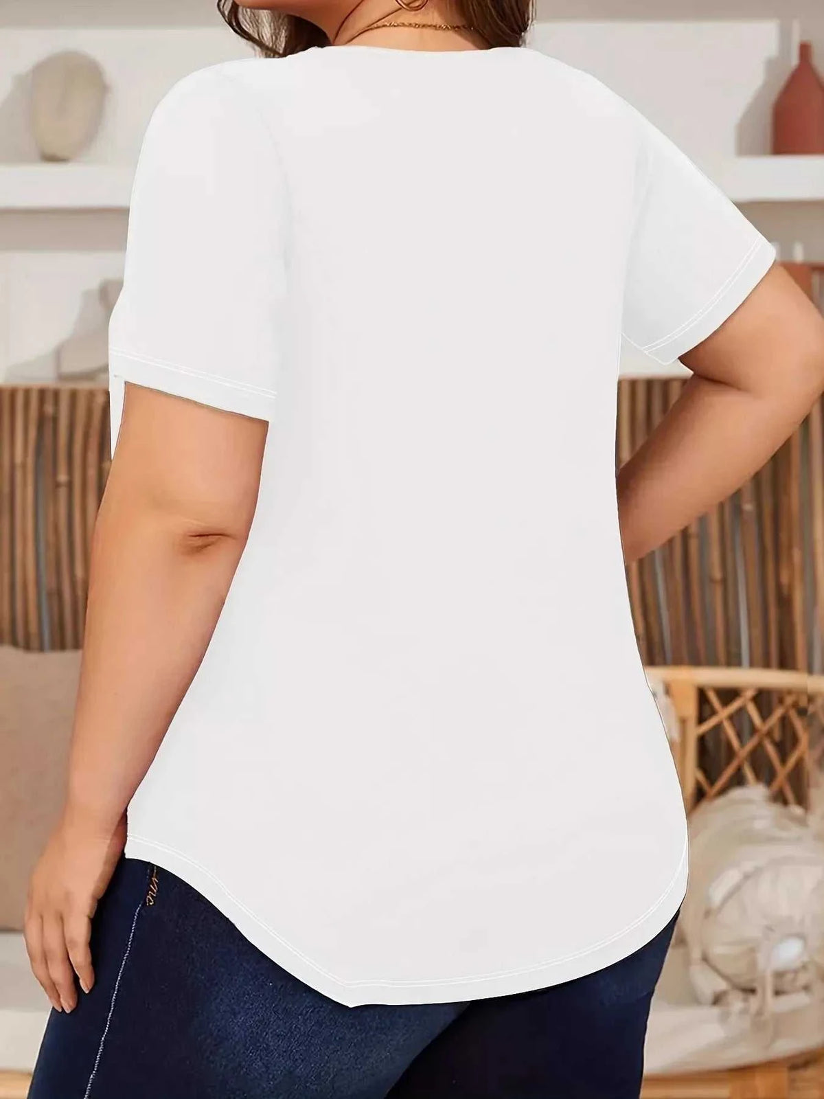 Plus Size Lace Detail Short Sleeve Top 100100411771775 30 Affordable Fashion Under $100 Jerry's Apparel 