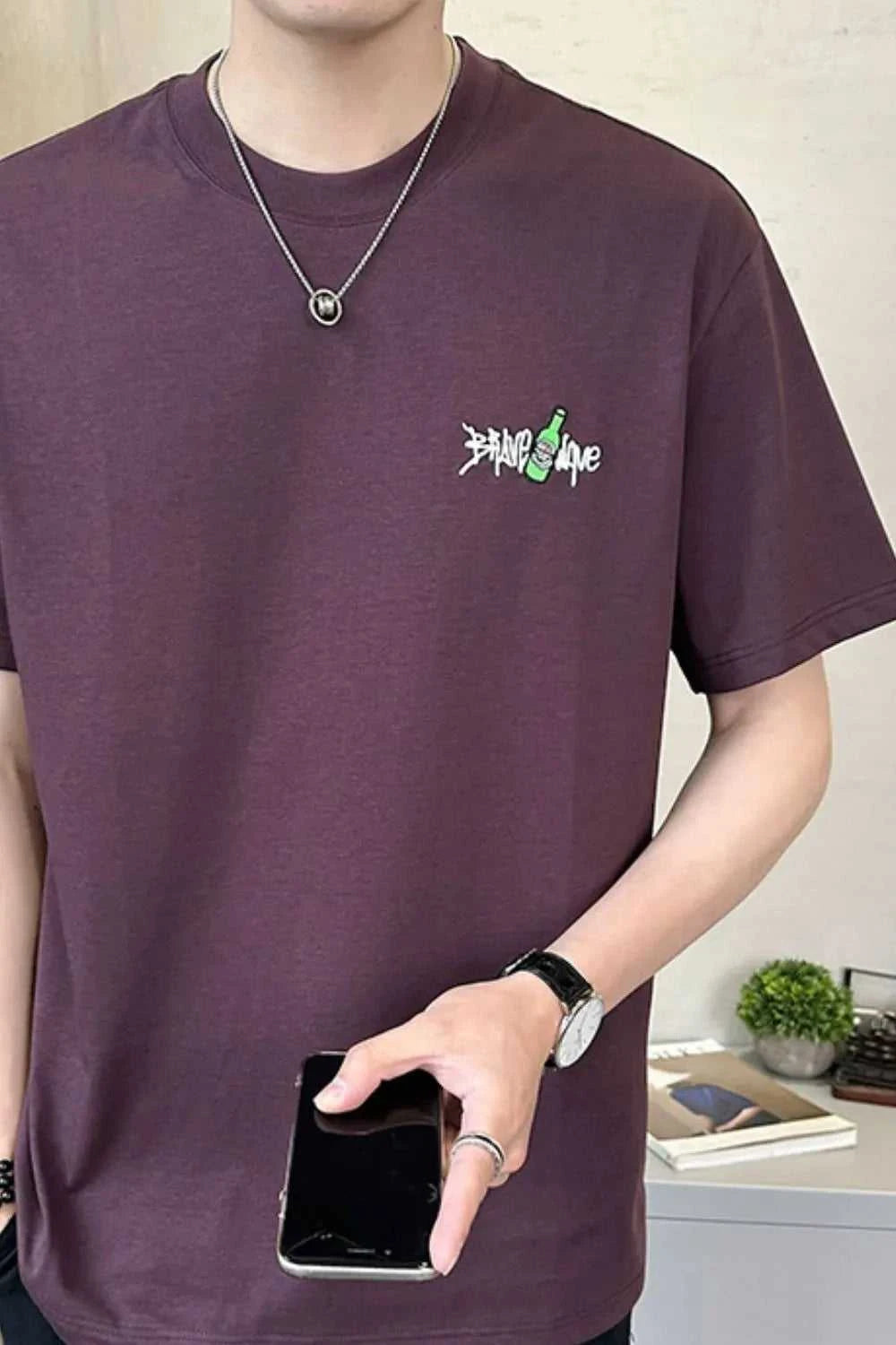 Men's Plus Size Graphic Round Neck Short Sleeve T-Shirt 100400688224231 83 Affordable Fashion Under $100 Jerry's Apparel 