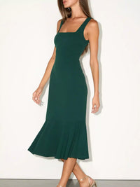 Sleeveless Square Neck Mermaid Midi Dress 101001215514921 49 Affordable Fashion Under $100 Jerry's Apparel 