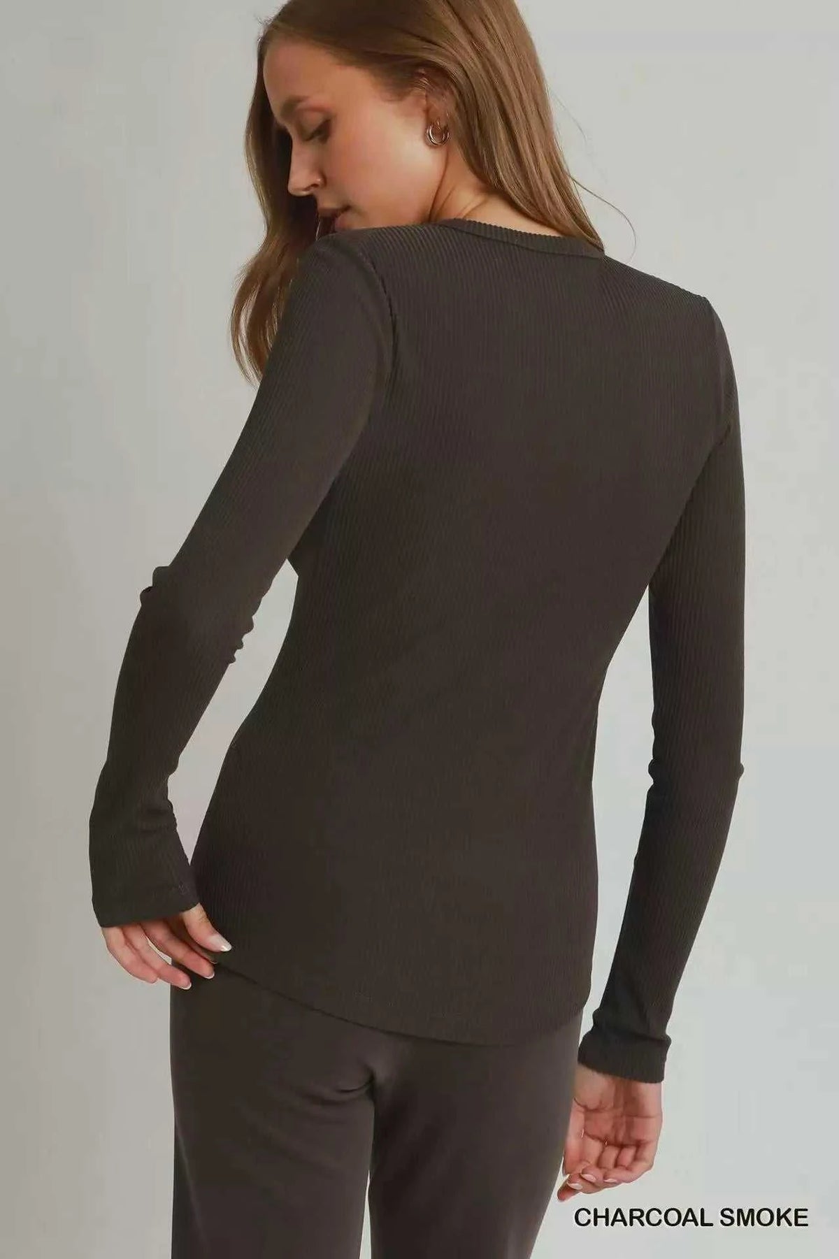 Umgee Brushed Rib Long Sleeve Top 100100739111035 34 Affordable Fashion Under $100 Jerry's Apparel 