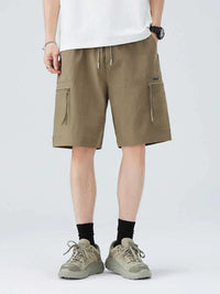 Men's Plus Size Drawstring Casual Cargo Shorts 100400260821001 58 Affordable Fashion Under $100 Jerry's Apparel 
