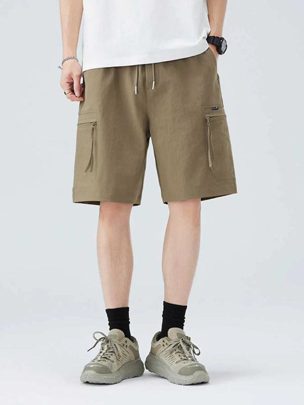 Men's Plus Size Drawstring Casual Cargo Shorts 100400260821001 58 Affordable Fashion Under $100 Jerry's Apparel 