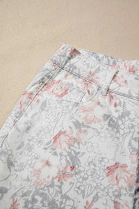 Floral and Leopard Print Wide-Leg Jeans 100100407191762 62 Affordable Fashion Under $100 Jerry's Apparel 