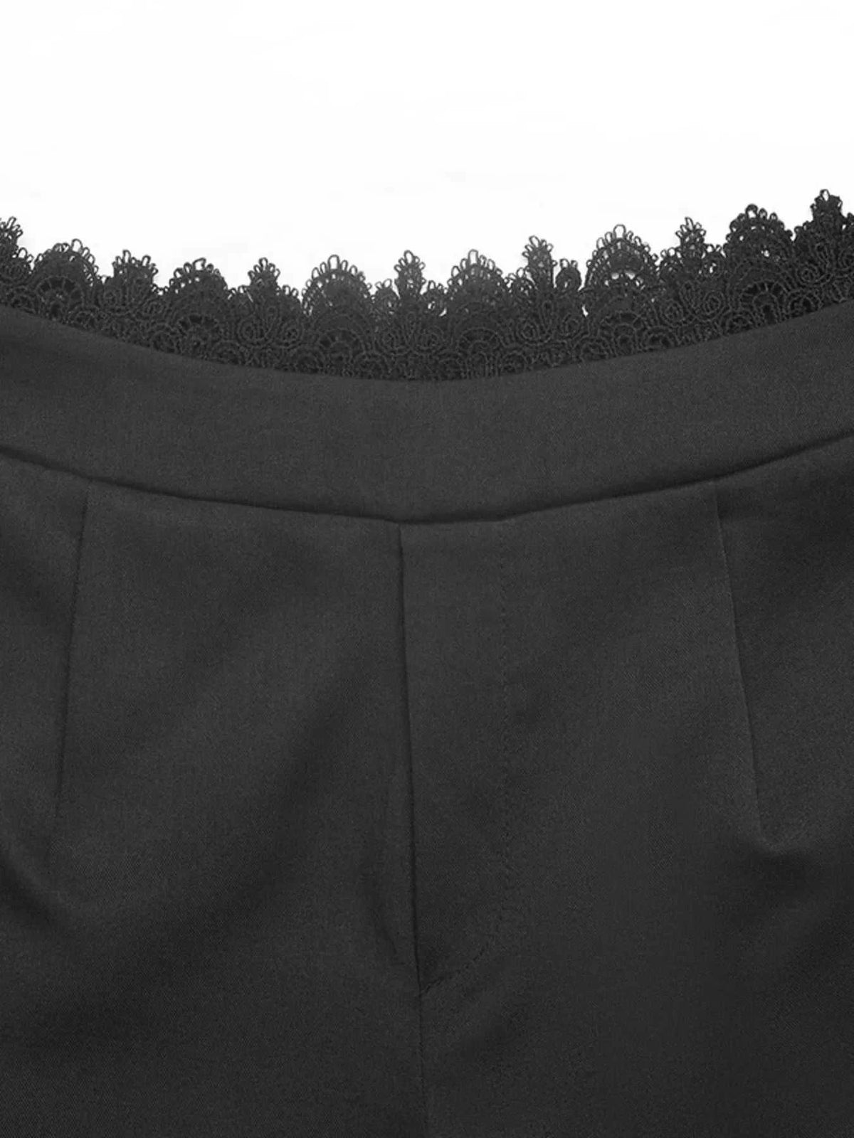 High-Waisted Wide-Leg Lace-Trimmed Pants 101001748703558 35 Affordable Fashion Under $100 Jerry's Apparel 