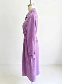 Full Size Textured Button Front Long Sleeve Maxi Dress Plus Size 100100300066352 41 Affordable Fashion Under $100 Jerry's Apparel 